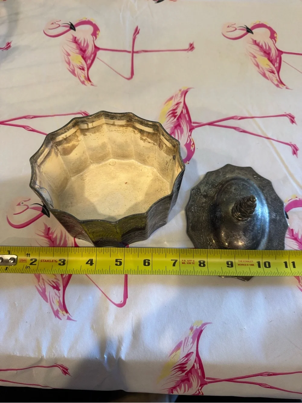 Vintage Godinger Silver Jewelry Box Trinket Tray